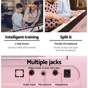 darrahopens Audio & Video > Musical Instrument & Accessories Alpha 61 Key Lighted Electronic Piano Keyboard LED Electric Holder Music Stand