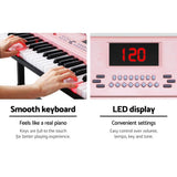 darrahopens Audio & Video > Musical Instrument & Accessories Alpha 61 Key Lighted Electronic Piano Keyboard LED Electric Holder Music Stand