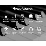 darrahopens Audio & Video > Musical Instrument & Accessories Alpha 61 Key Lighted Electronic Piano Keyboard LED Electric Holder Music Stand