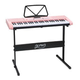 darrahopens Audio & Video > Musical Instrument & Accessories Alpha 61 Key Lighted Electronic Piano Keyboard LED Electric Holder Music Stand