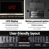 darrahopens Audio & Video > Musical Instrument & Accessories Alpha 61 Keys Electronic Piano Keyboard LED Electric w/Holder Music Stand USB Port