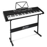darrahopens Audio & Video > Musical Instrument & Accessories Alpha 61 Keys Electronic Piano Keyboard LED Electric w/Holder Music Stand USB Port