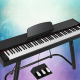Darrahopens Audio & Video > Musical Instrument & Accessories Alpha 88 Keys Electronic Keyboard Digital Piano Full-weighted w/ stand