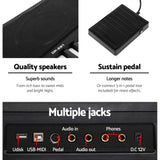 darrahopens Audio & Video > Musical Instrument & Accessories Alpha 88 Keys Electronic Piano Keyboard Electric Holder Music Stand Touch Sensitive with Sustain pedal