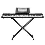darrahopens Audio & Video > Musical Instrument & Accessories Alpha 88 Keys Electronic Piano Keyboard Electric Holder Music Stand Touch Sensitive with Sustain pedal