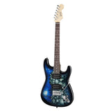 darrahopens Audio & Video > Musical Instrument & Accessories Alpha Electric Guitar Music String Instrument Rock Blue Carry Bag Steel String