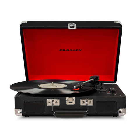 Darrahopens Audio & Video > Musical Instrument & Accessories Crosley Cruiser Black - Bluetooth Portable Turntable