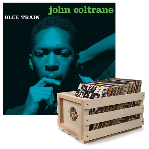 Darrahopens Audio & Video > Musical Instrument & Accessories Crosley Record Storage Crate & John Coltrane Blue Train - Vinyl Album Bundle