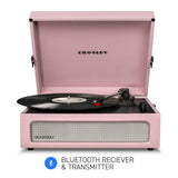 Darrahopens Audio & Video > Musical Instrument & Accessories Crosley Voyager Amethyst - Bluetooth Portable Turntable