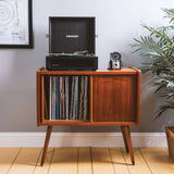 Darrahopens Audio & Video > Musical Instrument & Accessories Crosley Voyager Black - Bluetooth Portable Turntable
