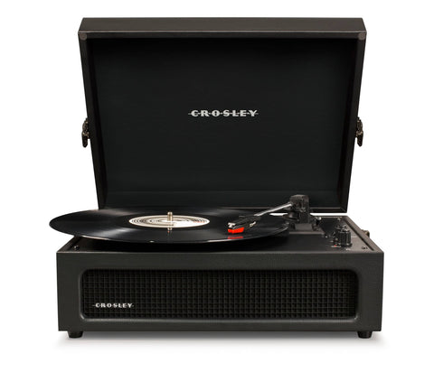 Darrahopens Audio & Video > Musical Instrument & Accessories Crosley Voyager Black - Bluetooth Portable Turntable
