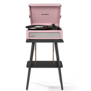 Darrahopens Audio & Video > Musical Instrument & Accessories Crosley Voyager Bluetooth Portable Turntable + Entertainment Stand Bundle - Amethyst