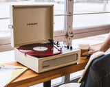 Darrahopens Audio & Video > Musical Instrument & Accessories Crosley Voyager Dune - Bluetooth Portable Turntable
