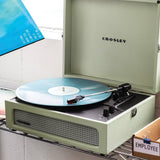 Darrahopens Audio & Video > Musical Instrument & Accessories Crosley Voyager Sage - Bluetooth Portable Turntable