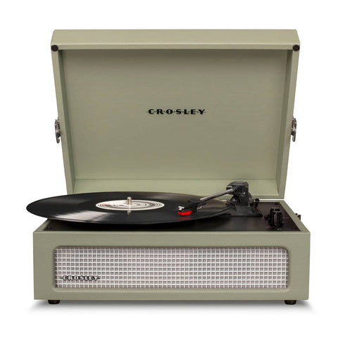 Darrahopens Audio & Video > Musical Instrument & Accessories Crosley Voyager Sage - Bluetooth Portable Turntable