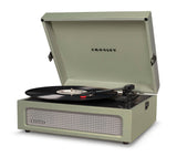 Darrahopens Audio & Video > Musical Instrument & Accessories Crosley Voyager Sage - Bluetooth Portable Turntable  & Record Storage Crate