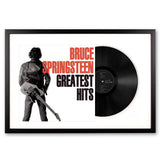 Darrahopens Audio & Video > Musical Instrument & Accessories Framed Bruce Springsteen Greatest Hits Vinyl Album Art
