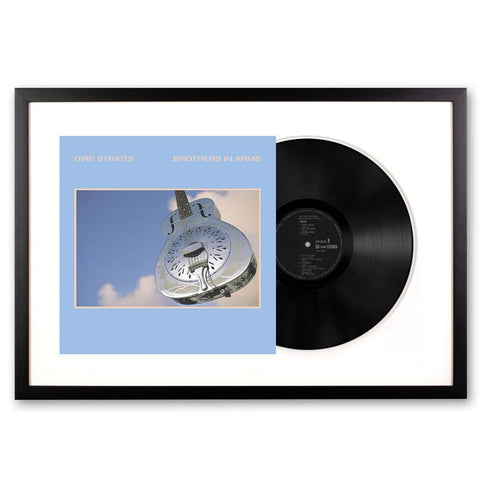 Darrahopens Audio & Video > Musical Instrument & Accessories Framed Dire Straits Brothers in Arms - Double Vinyl Album Art