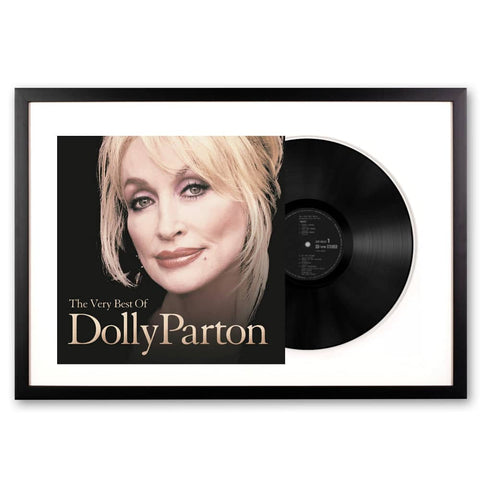 Darrahopens Audio & Video > Musical Instrument & Accessories Framed Dolly Parton the Very Best of Dolly Parton Vinyl Album Art