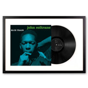 Darrahopens Audio & Video > Musical Instrument & Accessories Framed John Coltrane Blue Train Vinyl Album Art