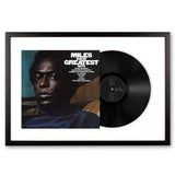 Darrahopens Audio & Video > Musical Instrument & Accessories Framed Miles Davis Greatest Hits Vinyl Album Art