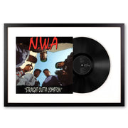 Darrahopens Audio & Video > Musical Instrument & Accessories Framed N.W.A. Straight Outta Compton - Vinyl Album Art