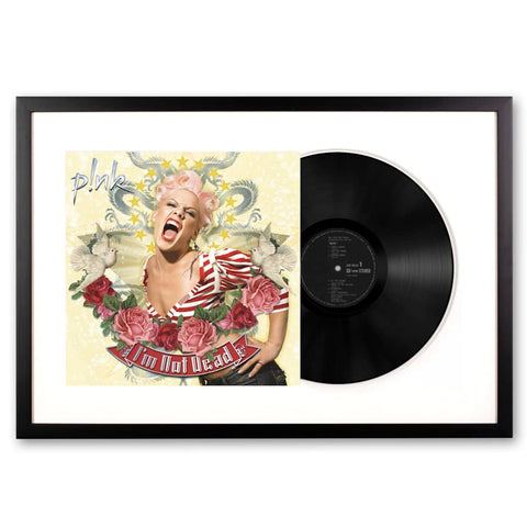Darrahopens Audio & Video > Musical Instrument & Accessories Framed P! nk I'm Not Dead Vinyl Album Art