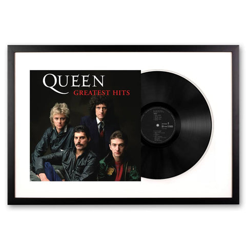 Darrahopens Audio & Video > Musical Instrument & Accessories Framed Queen Greatest Hits - Double Vinyl Album Art
