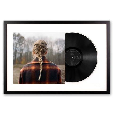Darrahopens Audio & Video > Musical Instrument & Accessories Framed Taylor Swift - Evermore - Double Vinyl Album Art