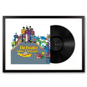 Darrahopens Audio & Video > Musical Instrument & Accessories Framed The Beatles - Yellow Submarine - Vinyl Album Art