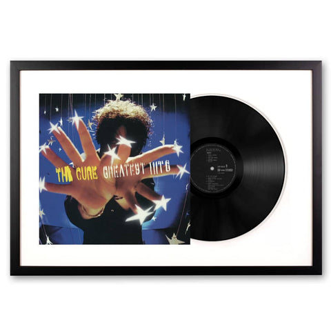 Darrahopens Audio & Video > Musical Instrument & Accessories Framed The Cure Greatest Hits - Double Vinyl Album Art