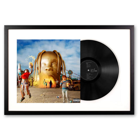 Darrahopens Audio & Video > Musical Instrument & Accessories Framed Travis Scott Astroworld Vinyl Album Art