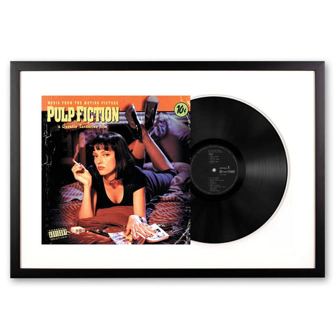 Darrahopens Audio & Video > Musical Instrument & Accessories Framed Various Artists Pulp Fiction - Vinyl Album Art