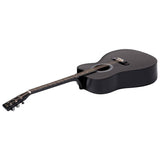 Darrahopens Audio & Video > Musical Instrument & Accessories Karrera 38in Cutaway Acoustic Guitar with guitar bag - Black
