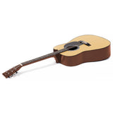 Darrahopens Audio & Video > Musical Instrument & Accessories Karrera 38in Pro Cutaway Acoustic Guitar with guitar bag - Natural