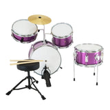 Darrahopens Audio & Video > Musical Instrument & Accessories Karrera Childrens 4pc Drum Kit - Purple