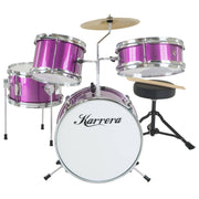 Darrahopens Audio & Video > Musical Instrument & Accessories Karrera Childrens 4pc Drum Kit - Purple