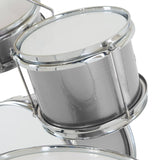 Darrahopens Audio & Video > Musical Instrument & Accessories Karrera Childrens 4pc Drum Kit - Silver