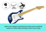 Darrahopens Audio & Video > Musical Instrument & Accessories Karrera Electric Childrens Kids Guitar - Blue