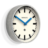 Darrahopens Audio & Video > Musical Instrument & Accessories Newgate Luggage Wall Clock Galvanised Blue Hands
