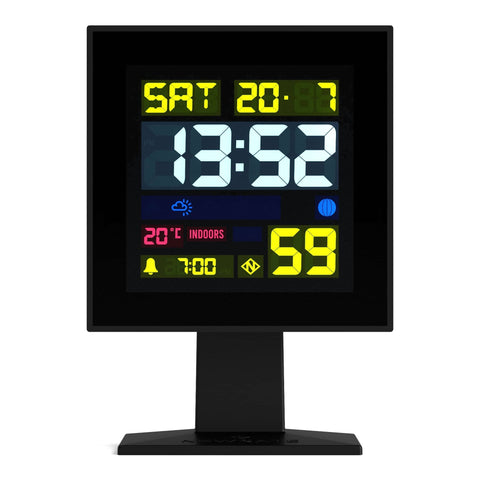 Darrahopens Audio & Video > Musical Instrument & Accessories Newgate Monolith Lcd Alarm Clock Black