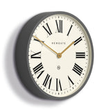 Darrahopens Audio & Video > Musical Instrument & Accessories Newgate Mr Butler Wall Clock Moonstone Grey