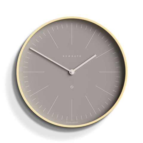 Darrahopens Audio & Video > Musical Instrument & Accessories Newgate Mr Clarke Clock Pale Wood Clay Grey Dial