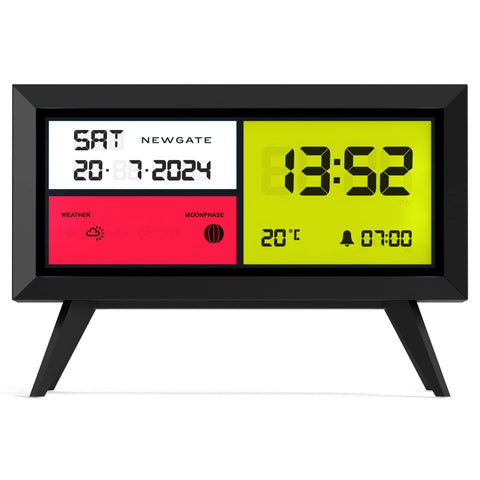 Darrahopens Audio & Video > Musical Instrument & Accessories Newgate Spectronoma Lcd Alarm Clock Matte Black