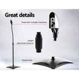 darrahopens Audio & Video > Musical Instrument & Accessories Set of 2 112CM Surround Sound Speaker Stand - Black