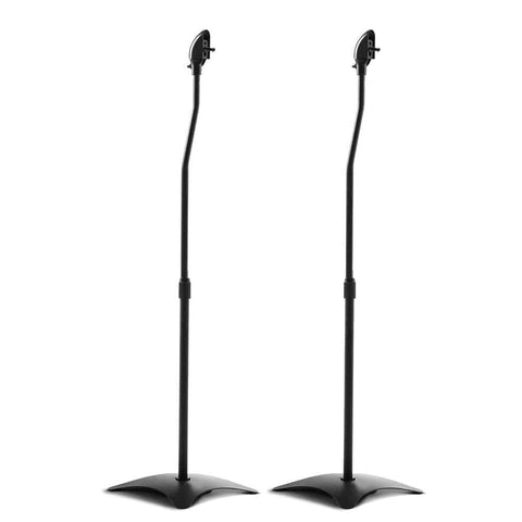darrahopens Audio & Video > Musical Instrument & Accessories Set of 2 112CM Surround Sound Speaker Stand - Black