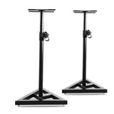 darrahopens Audio & Video > Musical Instrument & Accessories Set of 2 120CM Surround Sound Speaker Stand - Black