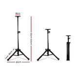 darrahopens Audio & Video > Musical Instrument & Accessories Set of 2 Adjustable 120CM Speaker Stand - Black