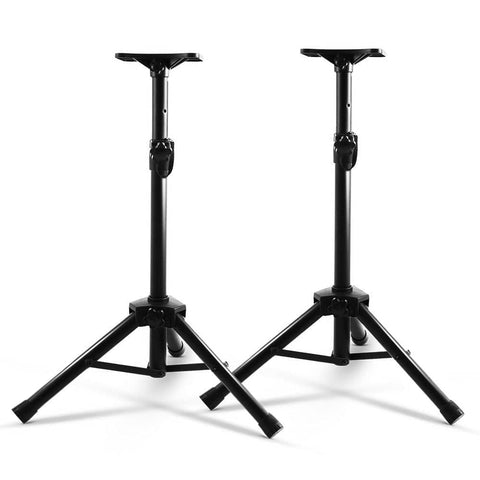 darrahopens Audio & Video > Musical Instrument & Accessories Set of 2 Adjustable 120CM Speaker Stand - Black