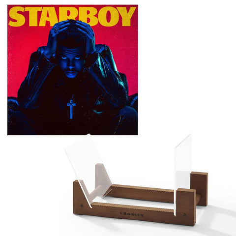 Darrahopens Audio & Video > Musical Instrument & Accessories The Weeknd Starboy - Double Vinyl Album & Crosley Record Storage Display Stand
